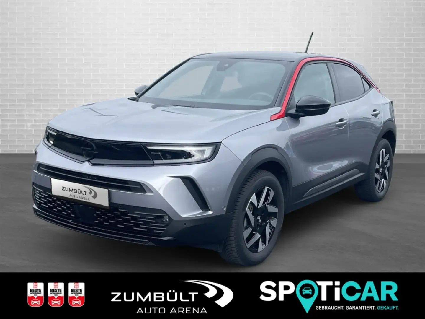 Opel Mokka GS-Line 1.2 T + Navi Kamera SZH LED BlackPak. Allw Grau - 1