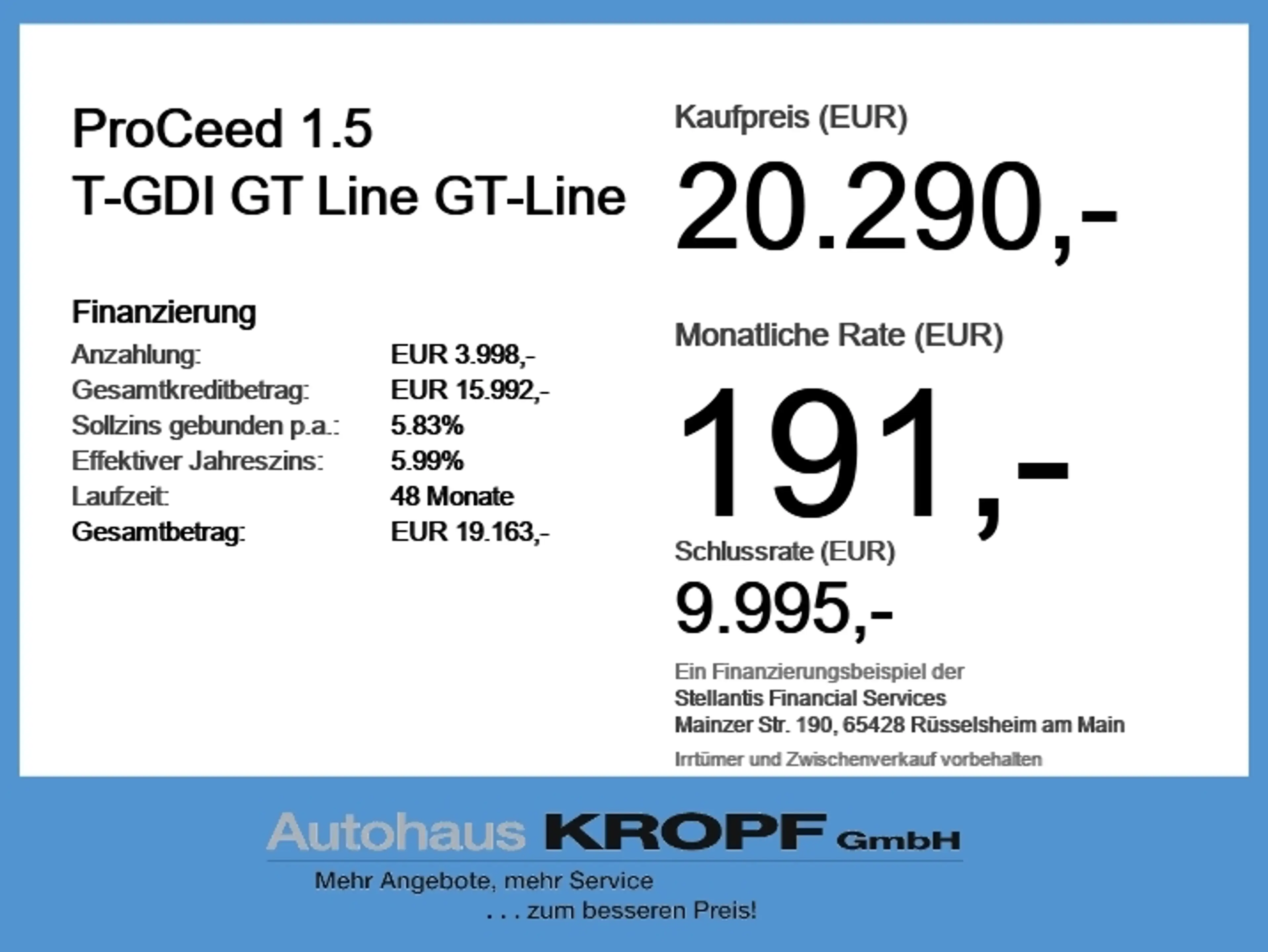 Kia ProCeed / pro_cee'd ProCeed 1.5 T-GDI GT Line GT-Line LED+Navi+SHZ — photo 6