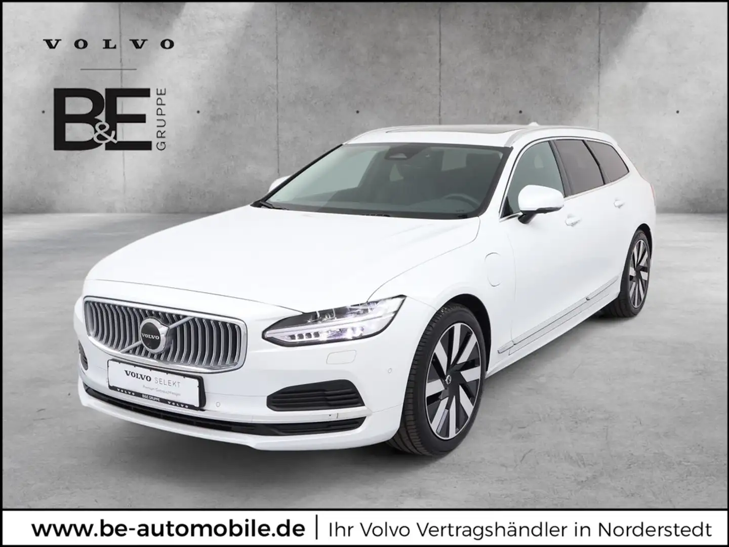 Volvo V90 T6 AWD Plus Bright Recharge Plug-In Hybrid *360°*Panorama Weiß - 1