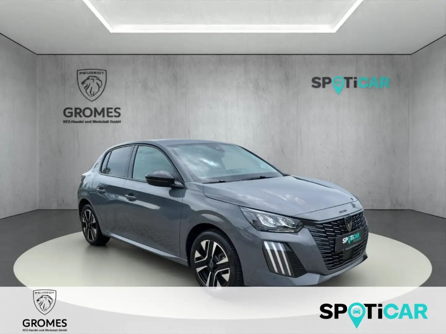 Peugeot 208 1.2 Allure PureTech 100 EAT8 Navi LED ACC Apple Ca Grau - 1