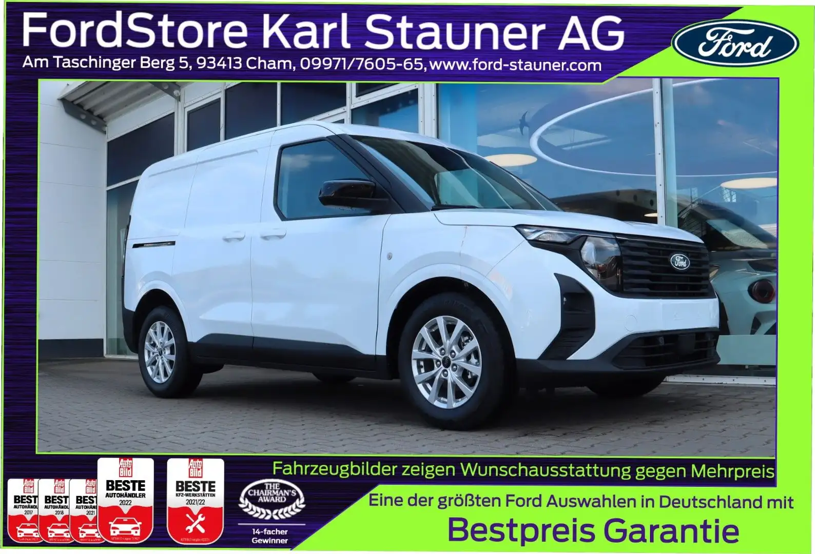 Ford Transit Courier Limited ELEKTRO 0,0% FIN* Bianco - 1