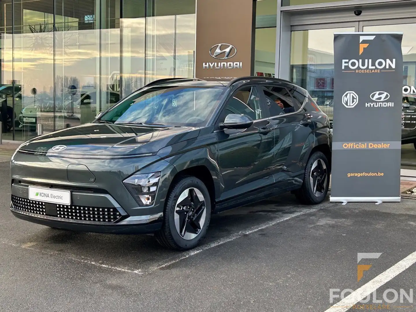 Hyundai KONA 65 KWh Feel STOCKWAGEN Vert - 1