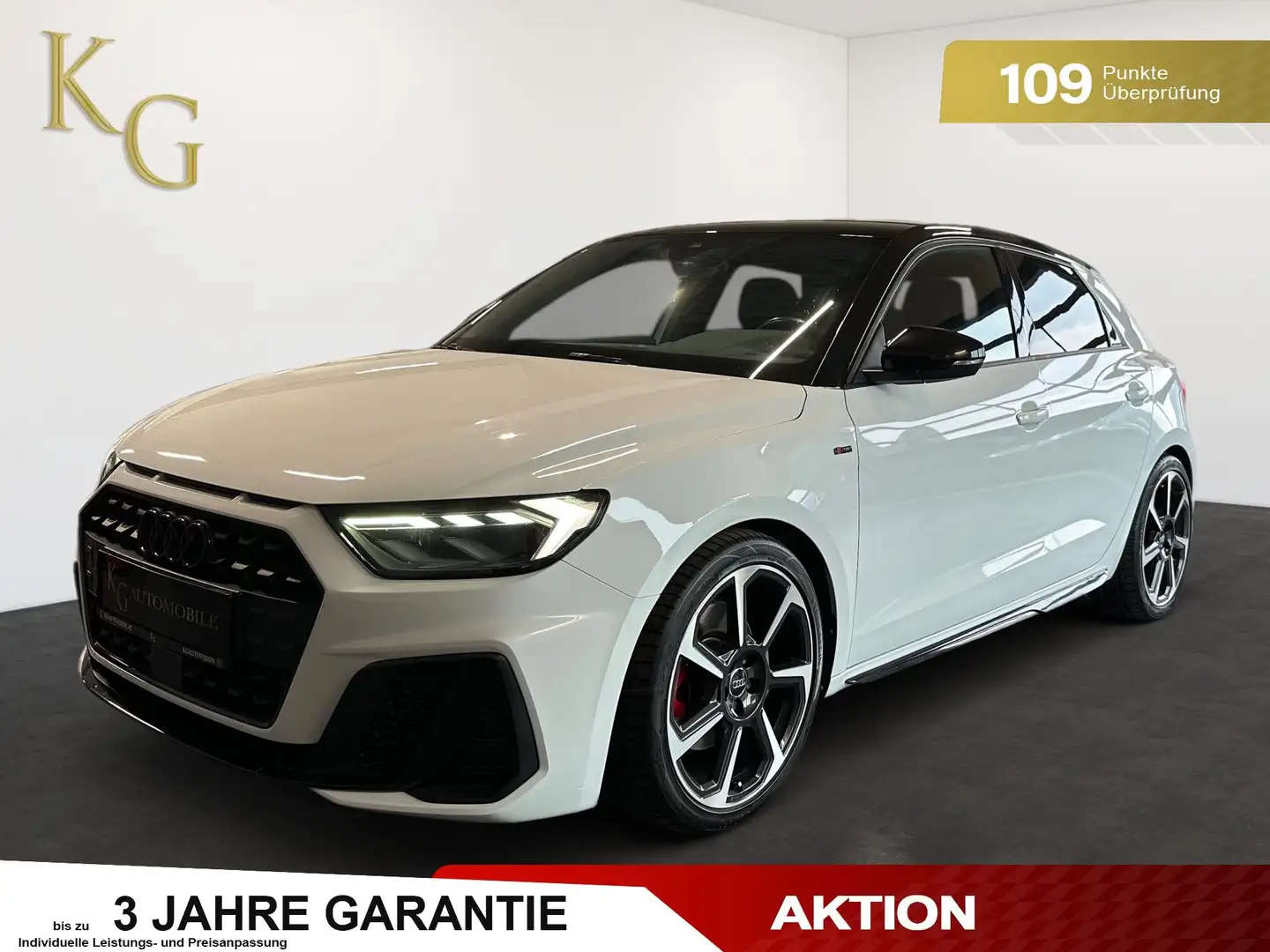 Audi A1 30 TFSI 3x S-line  ab ca. 163€ monatlich Weiß - 1