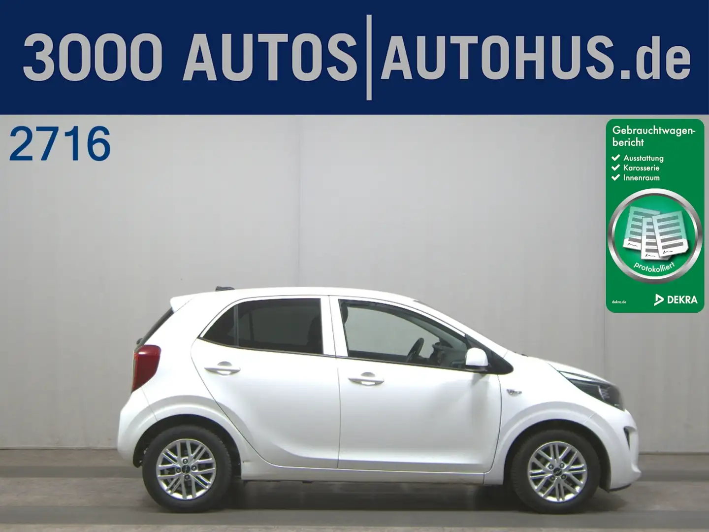 Kia Picanto 1.0 Edition Dream Team AUT SHZ LM Weiß - 1