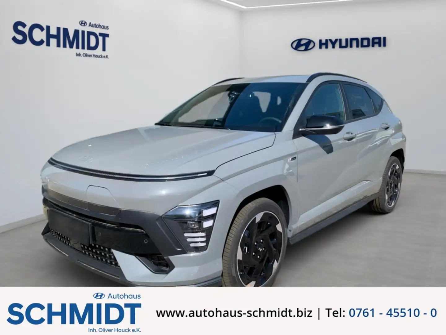 Hyundai KONA N-Line Elektro 2WD 65,4kWh Navi Assistenz-Paket Me Gris - 1