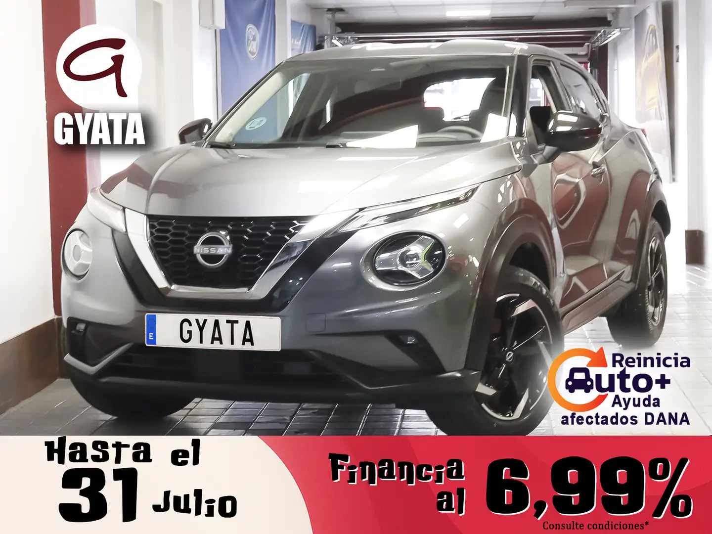 Nissan Juke 1.0 DIG-T Acenta 4x2 114 Gris - 1