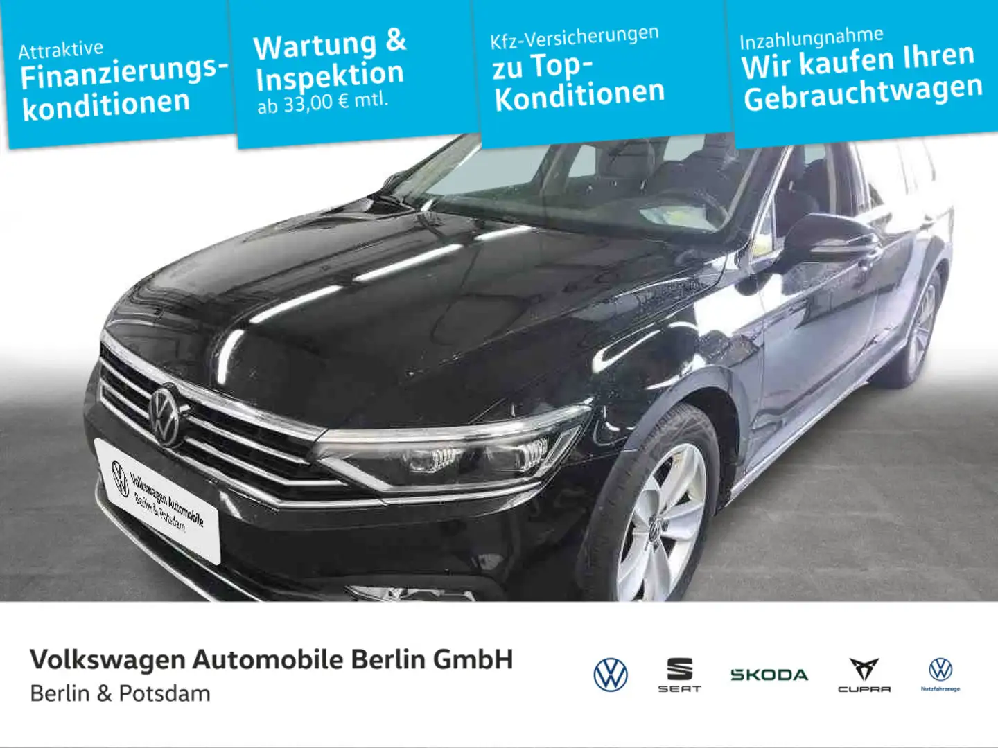 Volkswagen Passat Variant 1.5 TSI Elegance Navi Pano IQ-LED Schwarz - 1