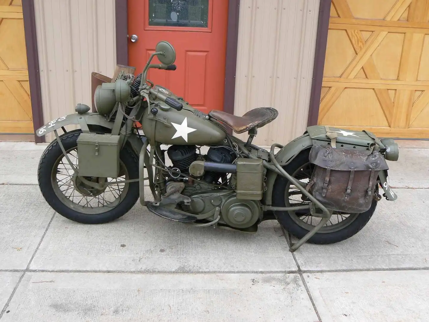 Harley-Davidson WLA Holiday Special Armee Зелений - 1