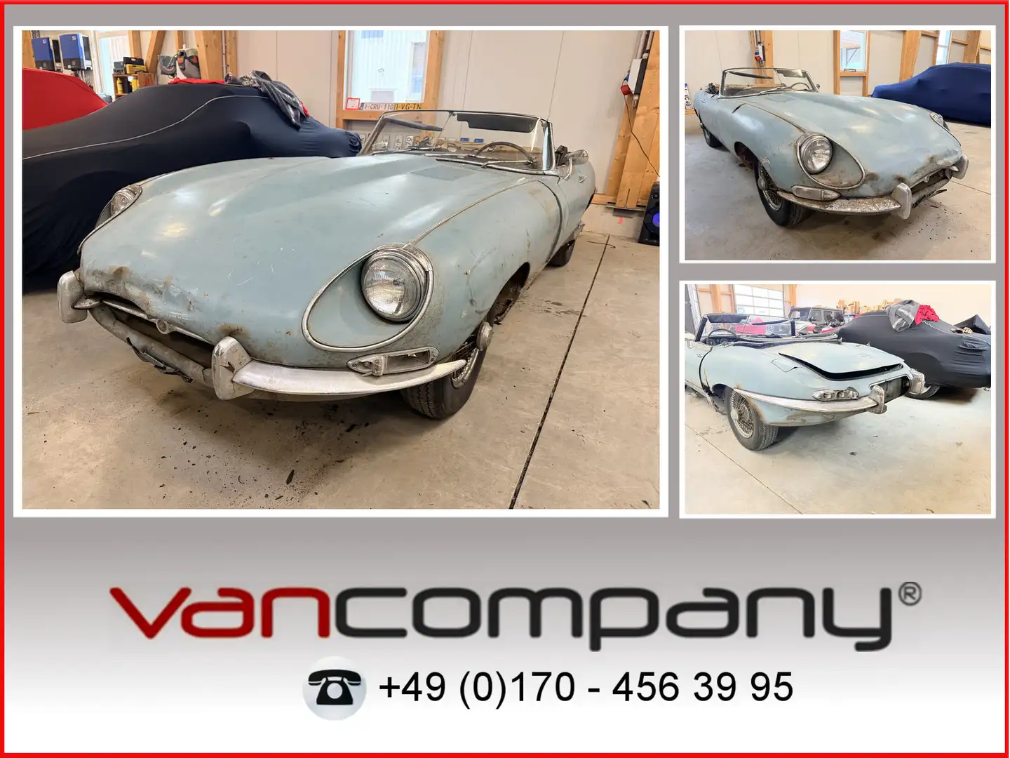 Jaguar E-Type Series 1.5 OTS 4.2 litre Bleu - 1