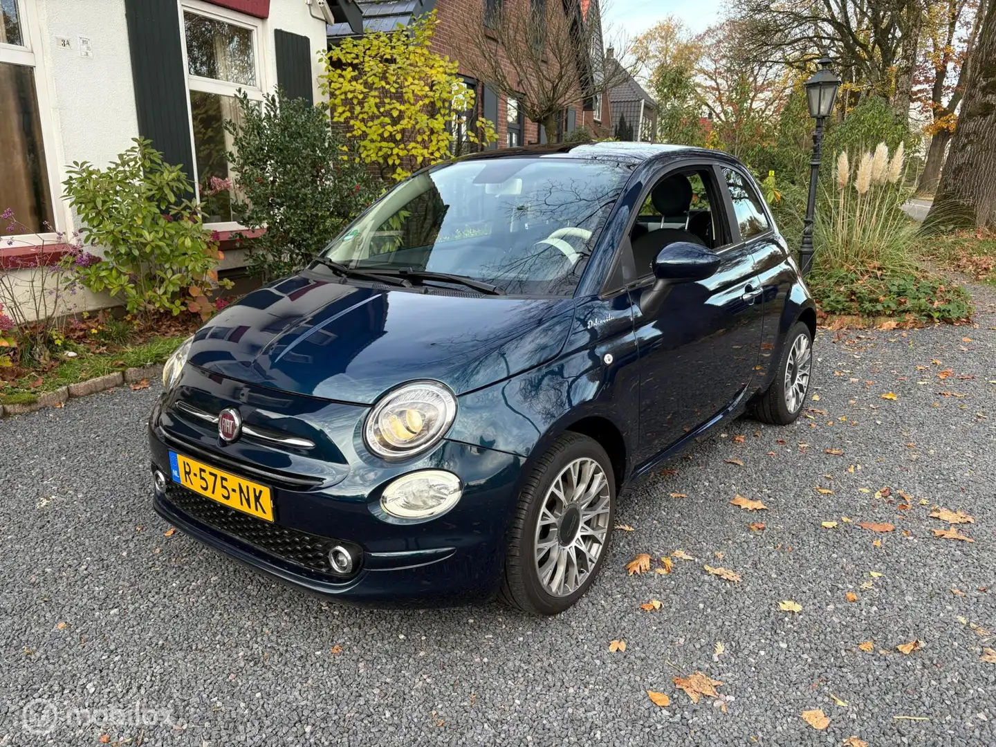 Fiat 500 1.0 Hybrid Dolcevita | AIRCO | PANODAK | 41.000KM Blauw - 1