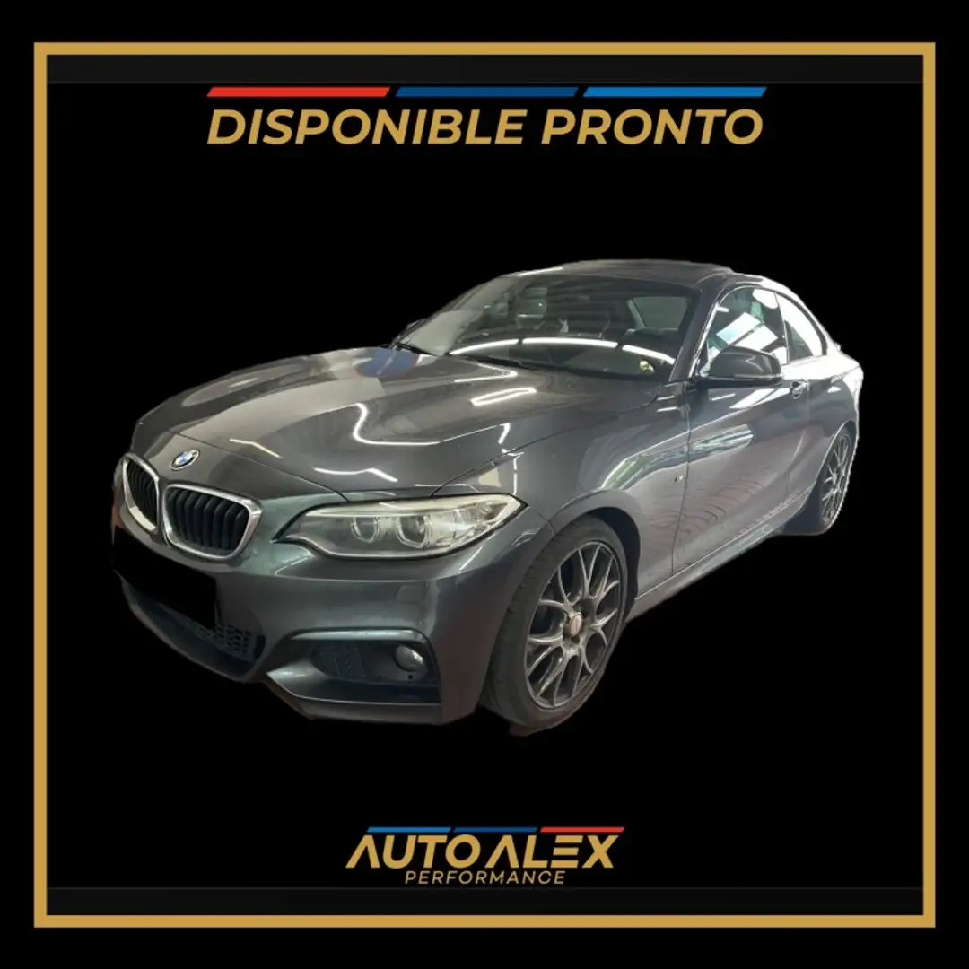 BMW 220 220d Coupé Gris - 1