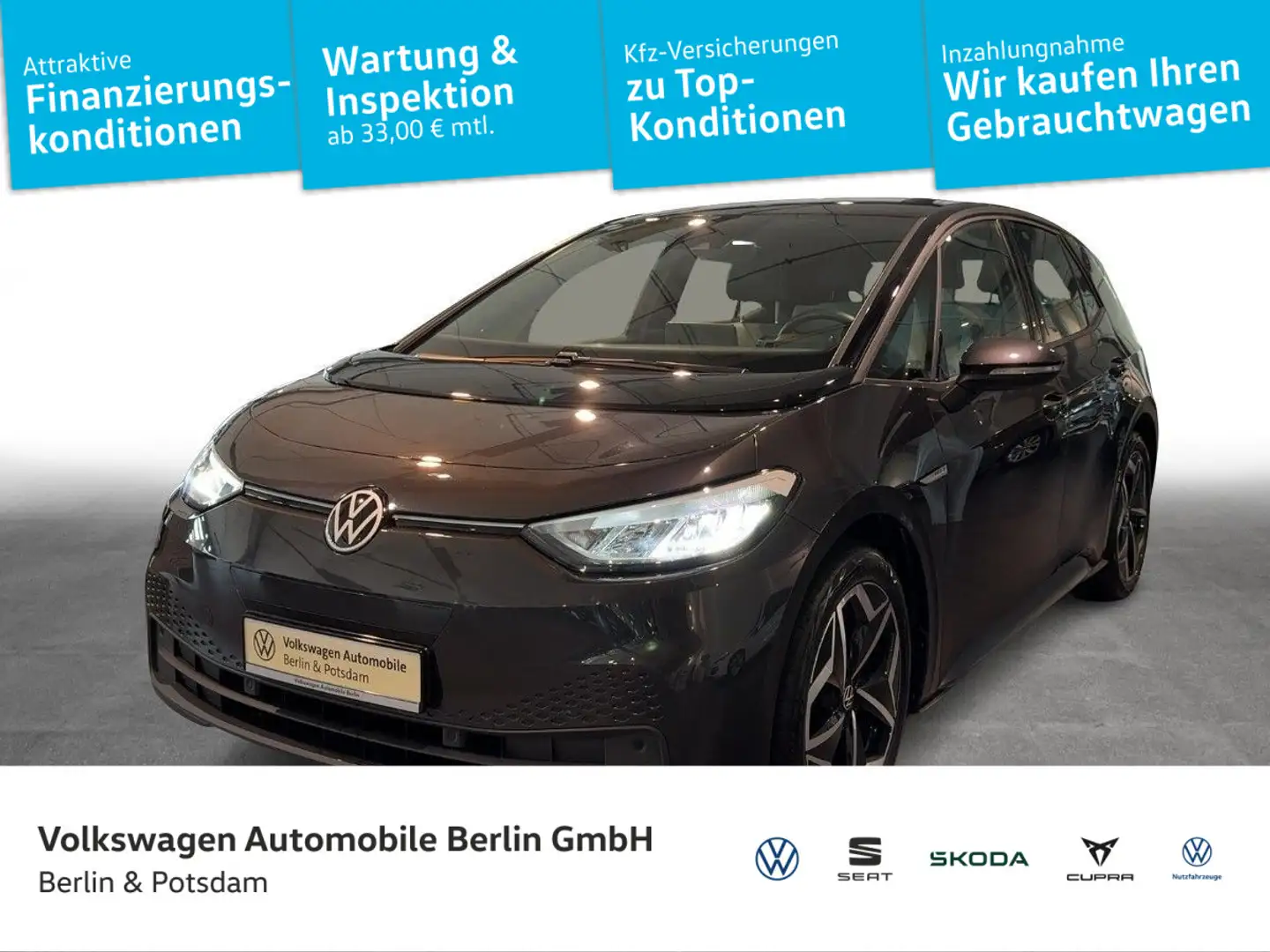 Volkswagen ID.3 Pro S NAVI LED PDC SHZ 77kWh Gris - 1