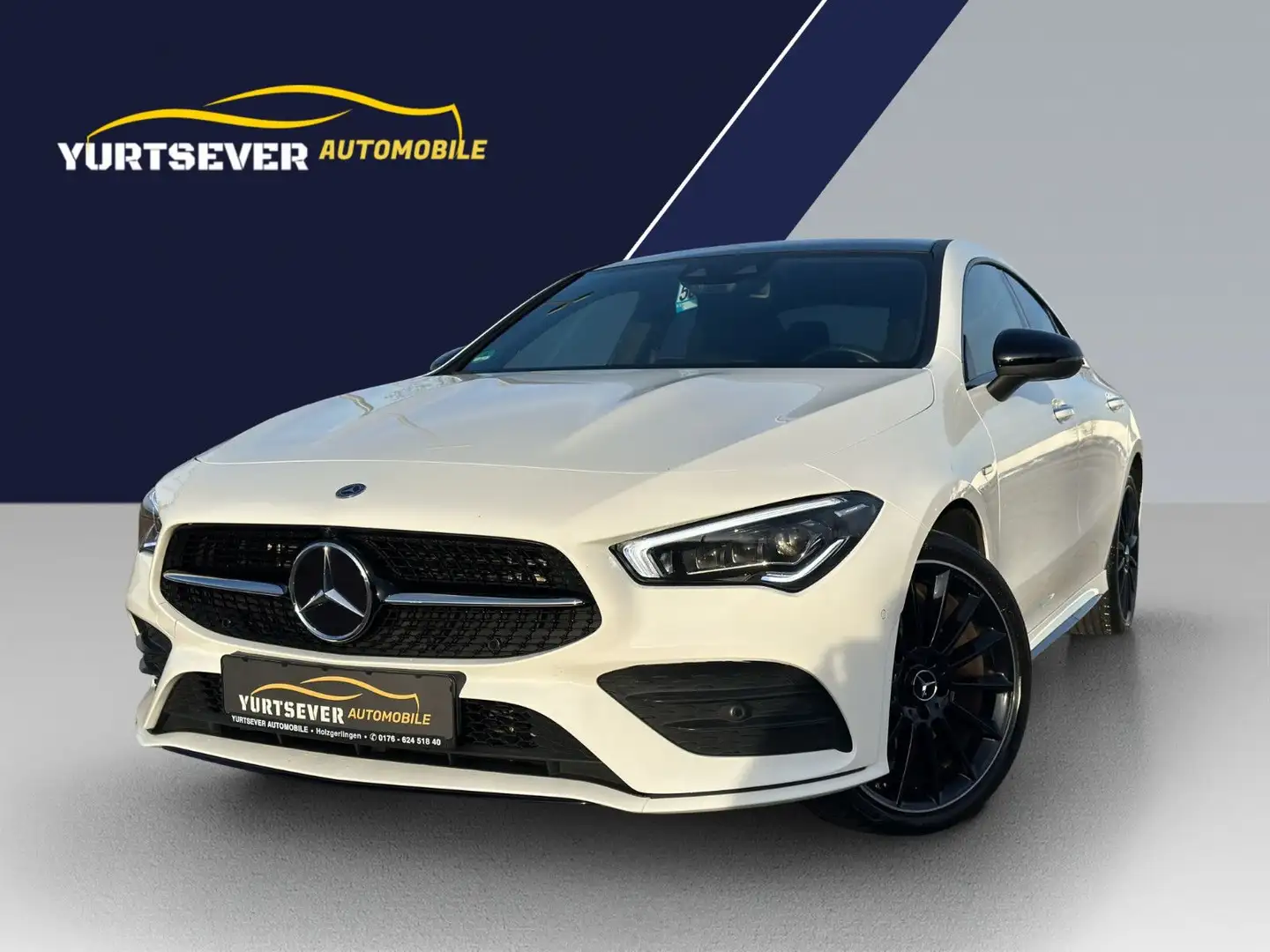 Mercedes-Benz CLA 250 e*AMG*PANO*BURMESTER*360*KEYLESS*ALU Blanc - 1
