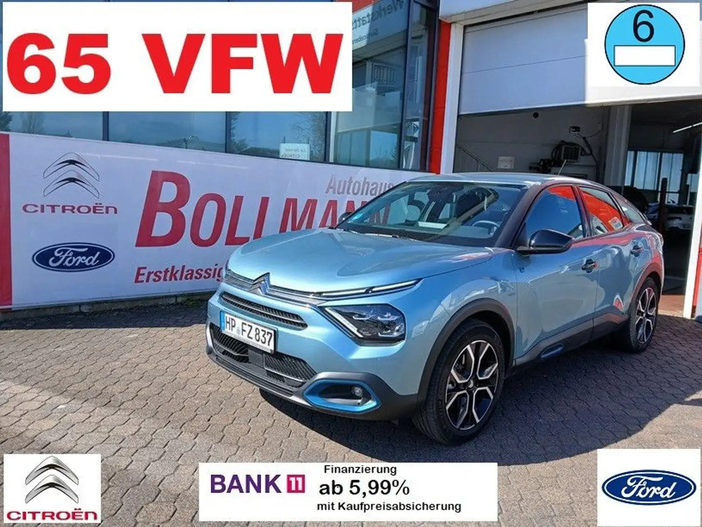 Citroen C4 Lim. ë- Feel Blau - 1