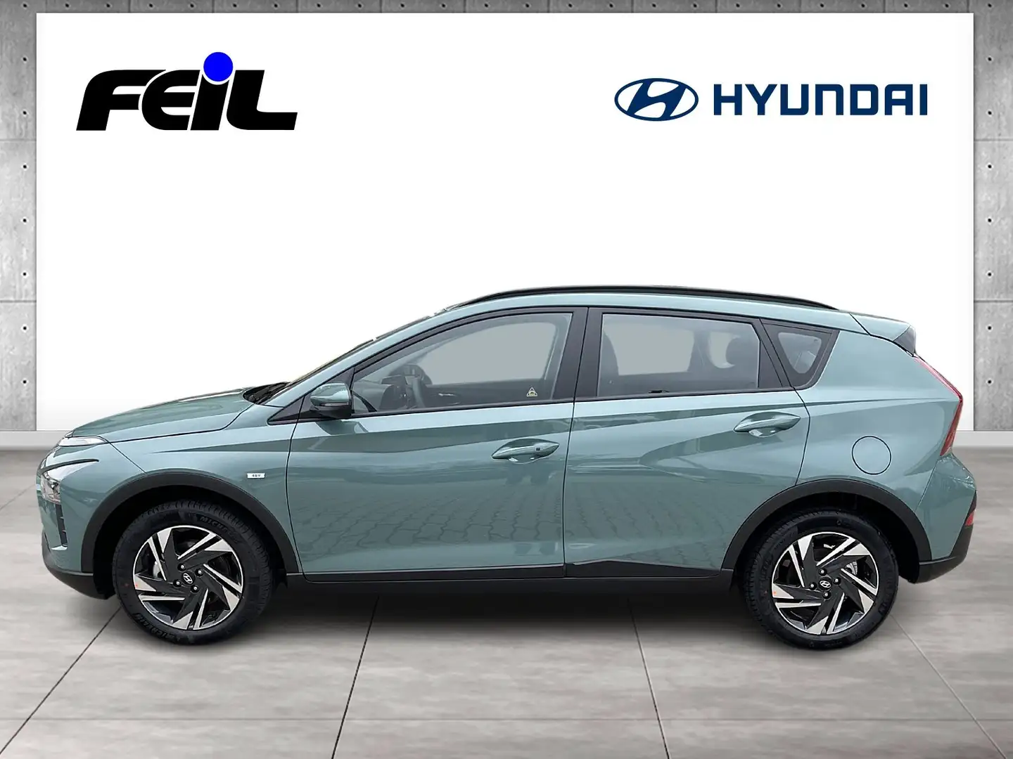 Hyundai BAYON Trend Mild-Hybrid 2WD DAB RFK Klima PDC Groen - 2