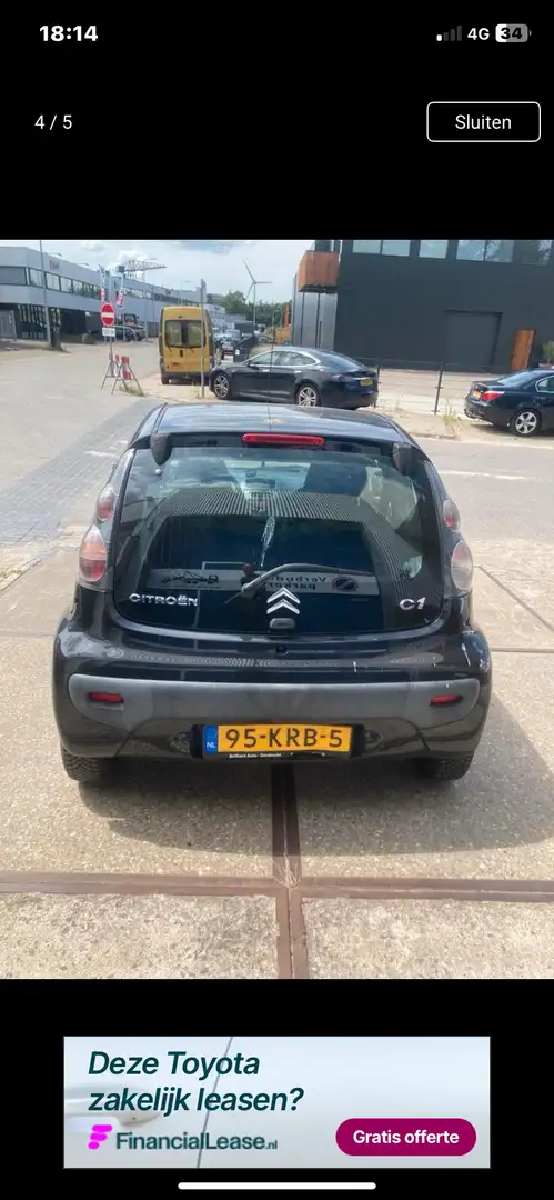 Citroen C1 1.0-12V Séduction Noir - 1