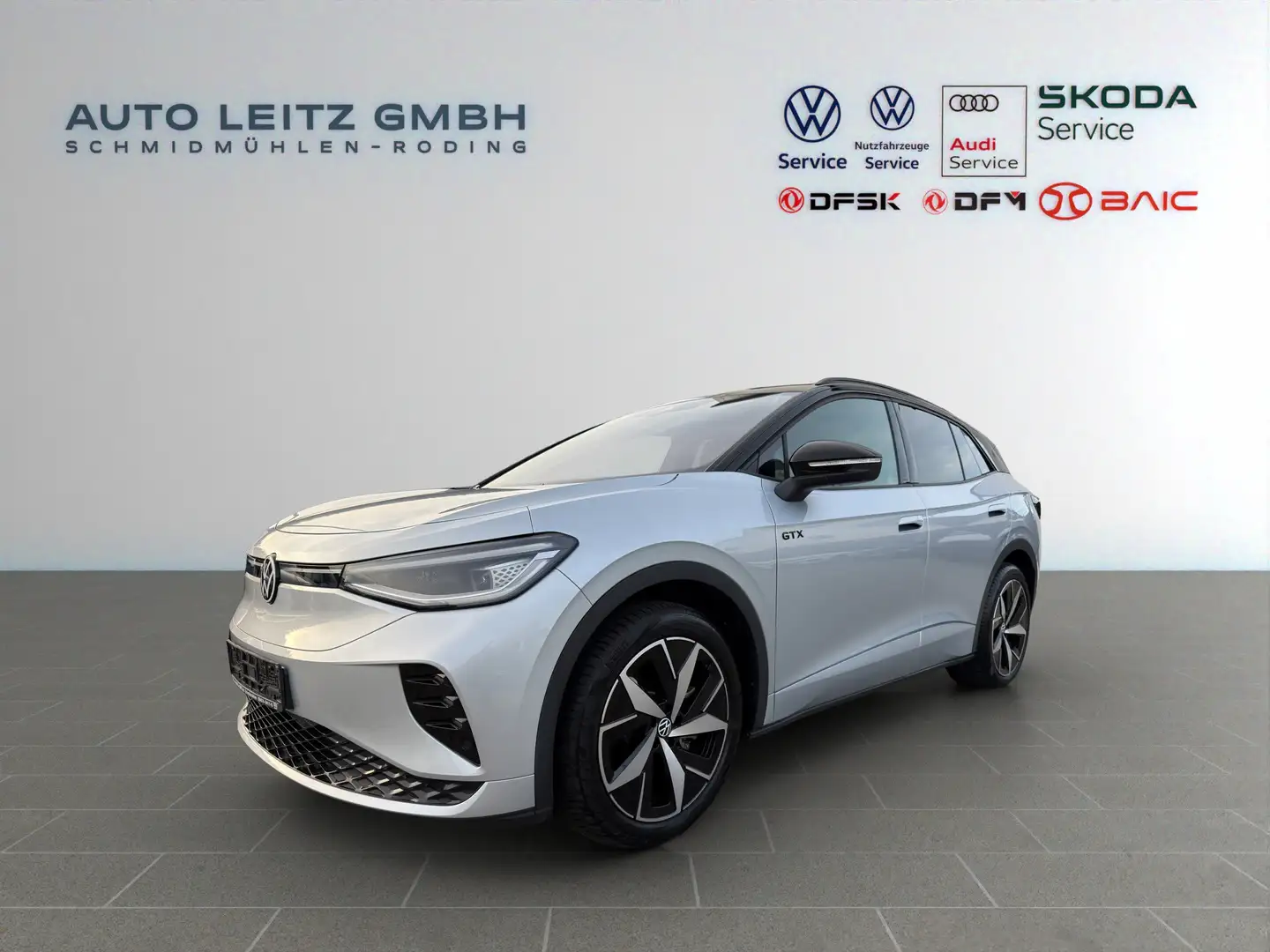 Volkswagen ID.4 GTX AHK WäPu ACC IQ LM20 Komfort Sport-Paket Silber - 1