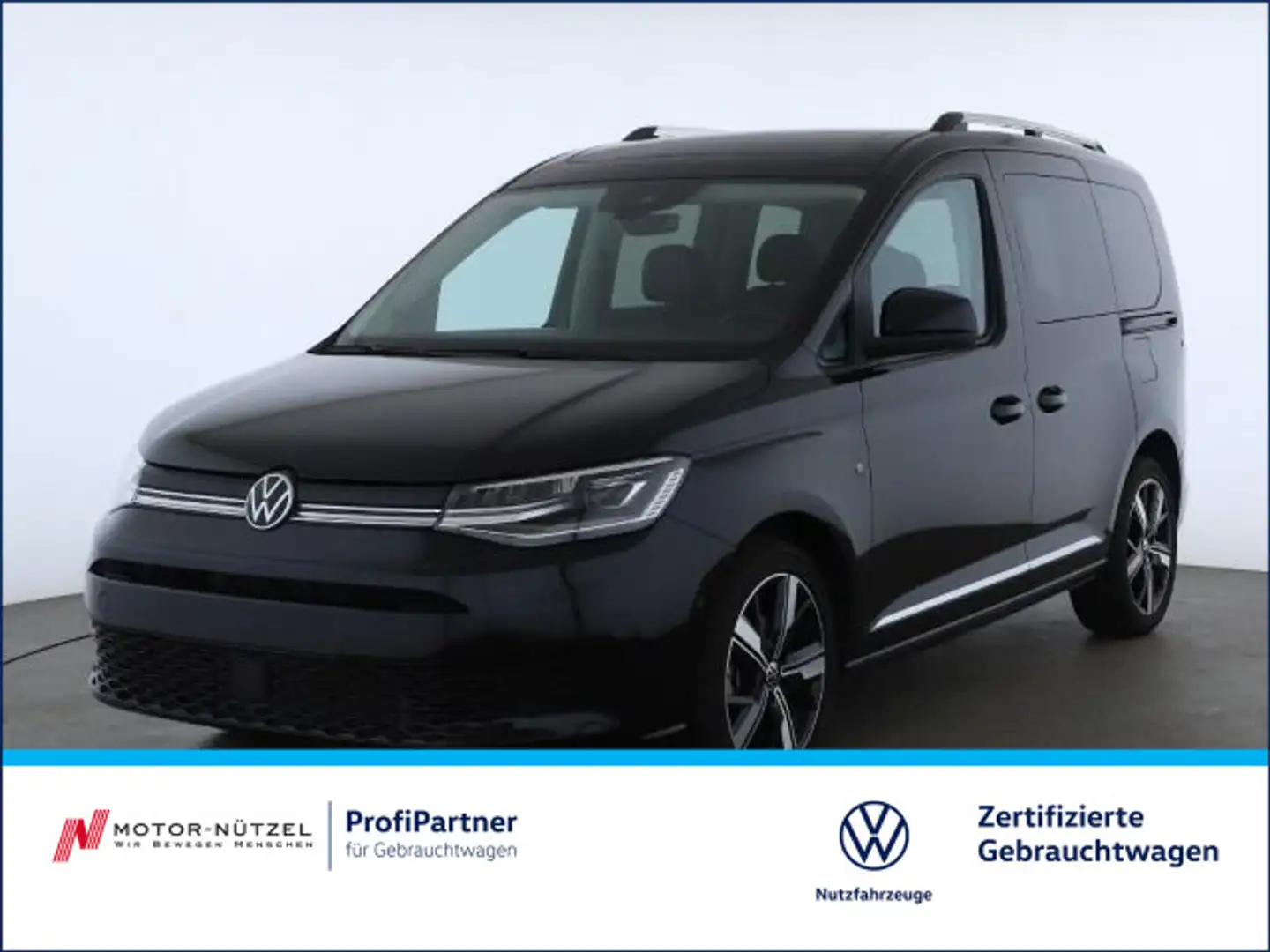 Volkswagen Caddy 2.0 TDI DSG STYLE LED+NAV+ACC+PANO+AHK+18" Schwarz - 1