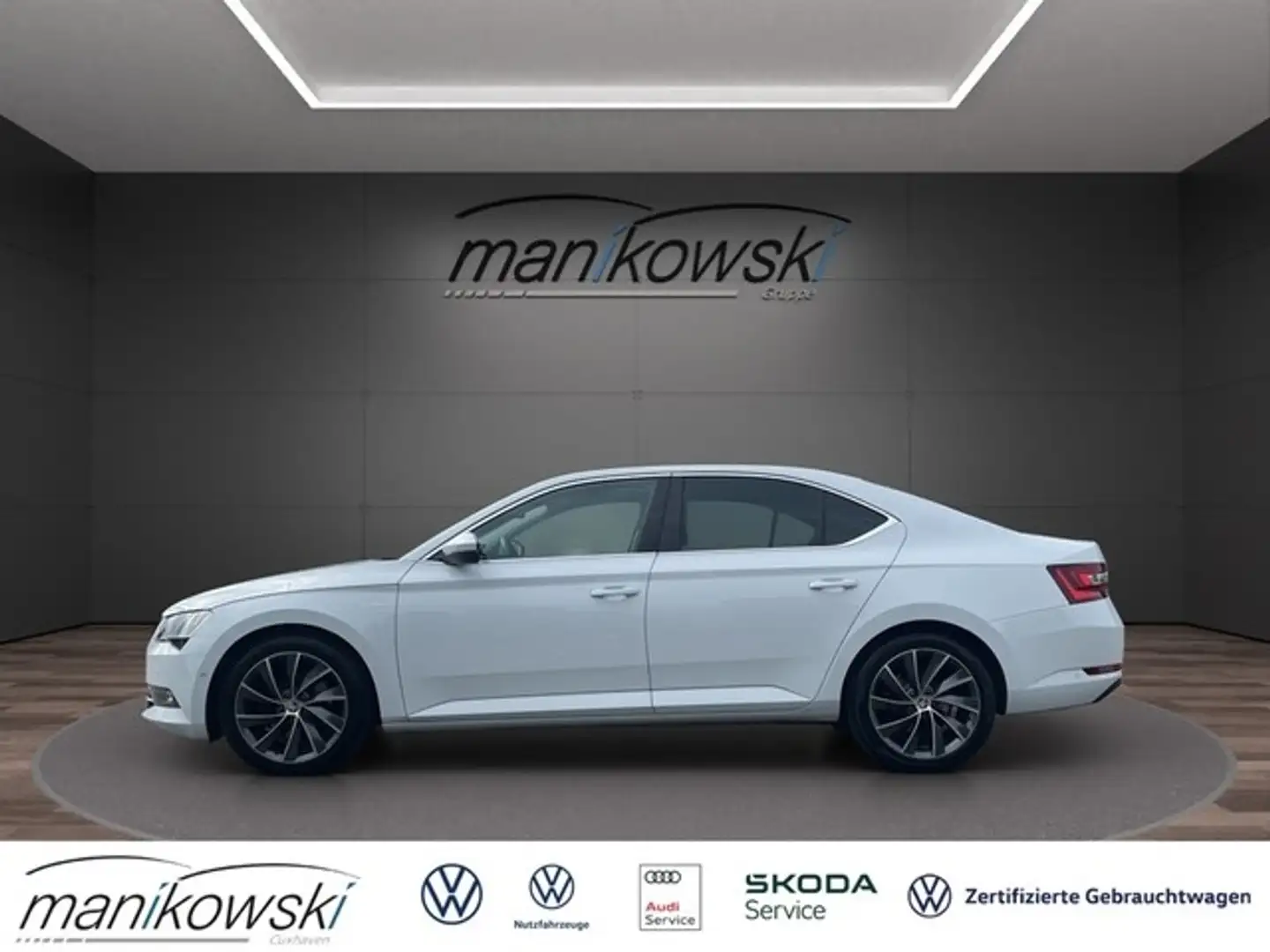 Skoda Superb 2.0TDI DSG *Laurin & Klement*Navi+BT+RFK+ACC+Leder Weiß - 2