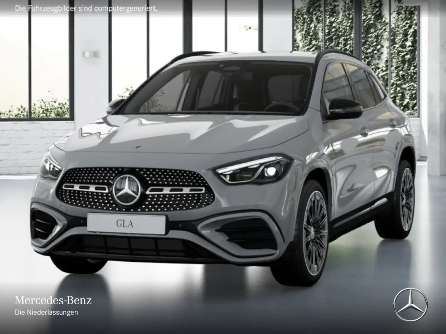 Mercedes-Benz GLA 220 4M AMG+NIGHT+AHK+MULTIBEAM+KAMERA+TOTW+8G Gris - 2