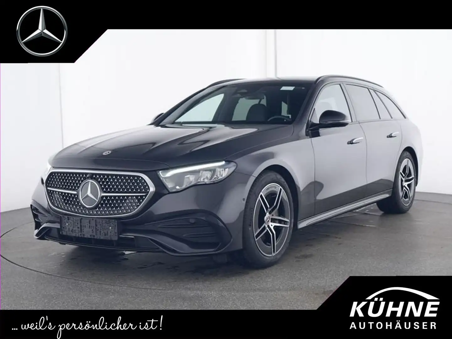 Mercedes-Benz E 220 d AMG Nigth AHK Distro Kamera LED 19" Grau - 1