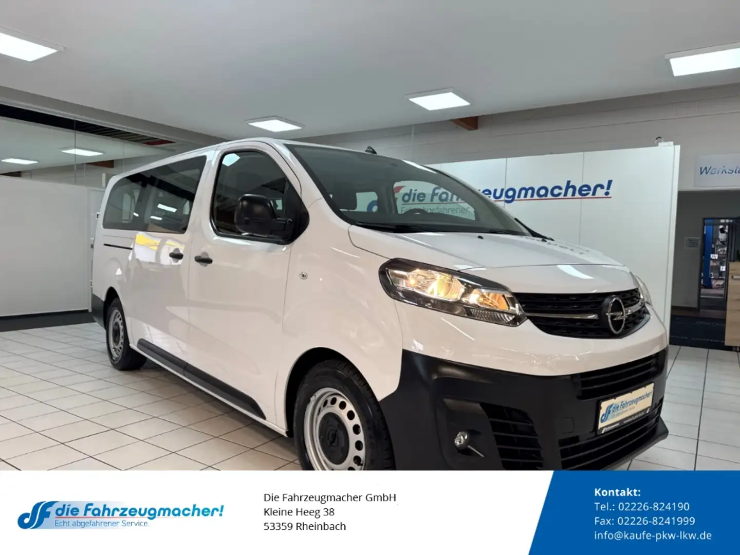 Opel Vivaro Kombi L 1.5 D EU6d Apple CarPlay Android Auto Musi Weiß - 1