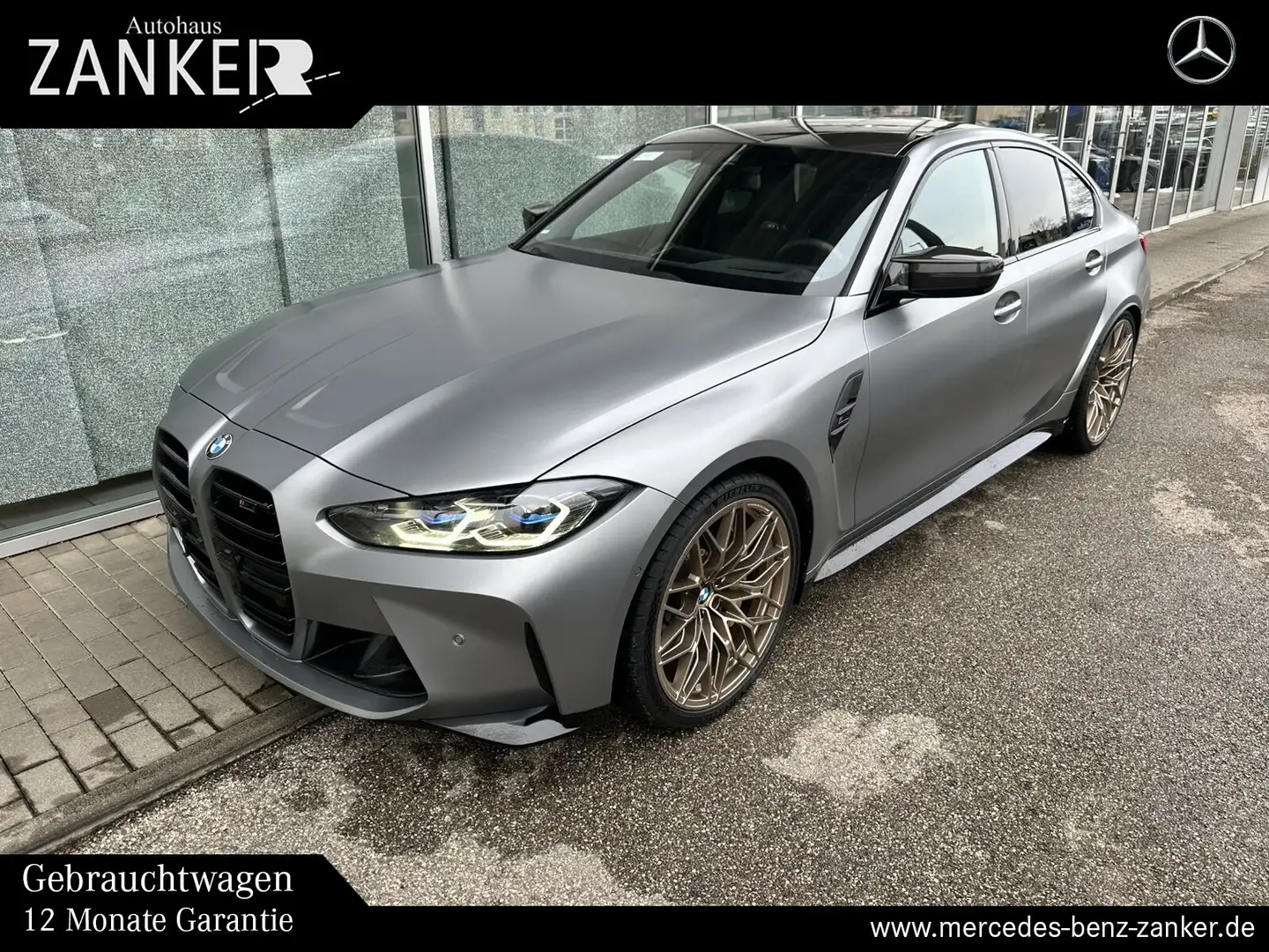 BMW M3 M3 Competition xDrive CARBON*KERAMIK*PPF*FULL* LED Grau - 1