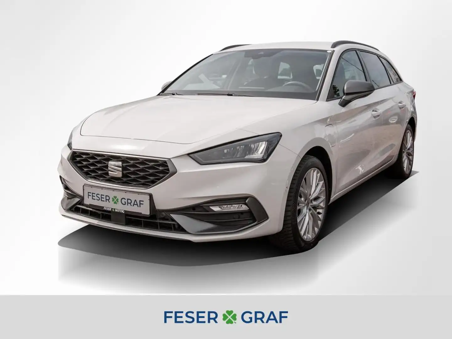 SEAT Leon 1.4 TSI DSG eHybrid ST FR LED/Navi/ACC/AHK Weiß - 1