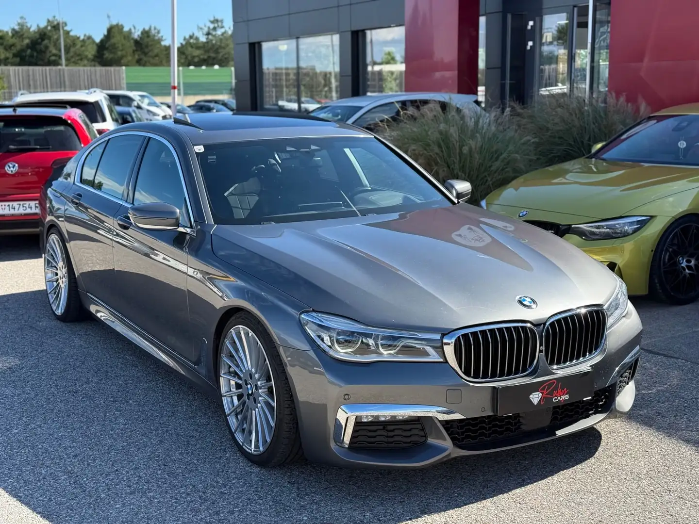 BMW 740 7er- 740 d xDrive M Sportpaket Argent - 1
