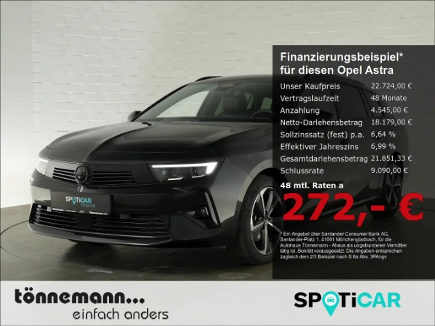 Opel Astra L ST GS+AHK+LED+NAVI+360 GRAD KAMERA+SITZ-/LENKRAD Negro - 1
