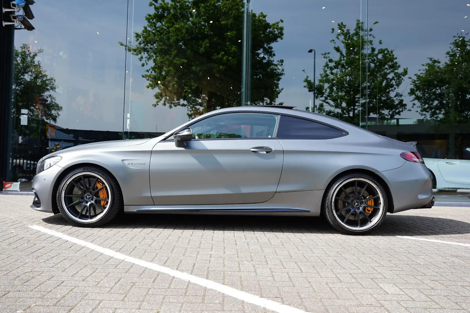Mercedes-Benz C 63 AMG S Coupe Keramisch Facelift Grijs - 2