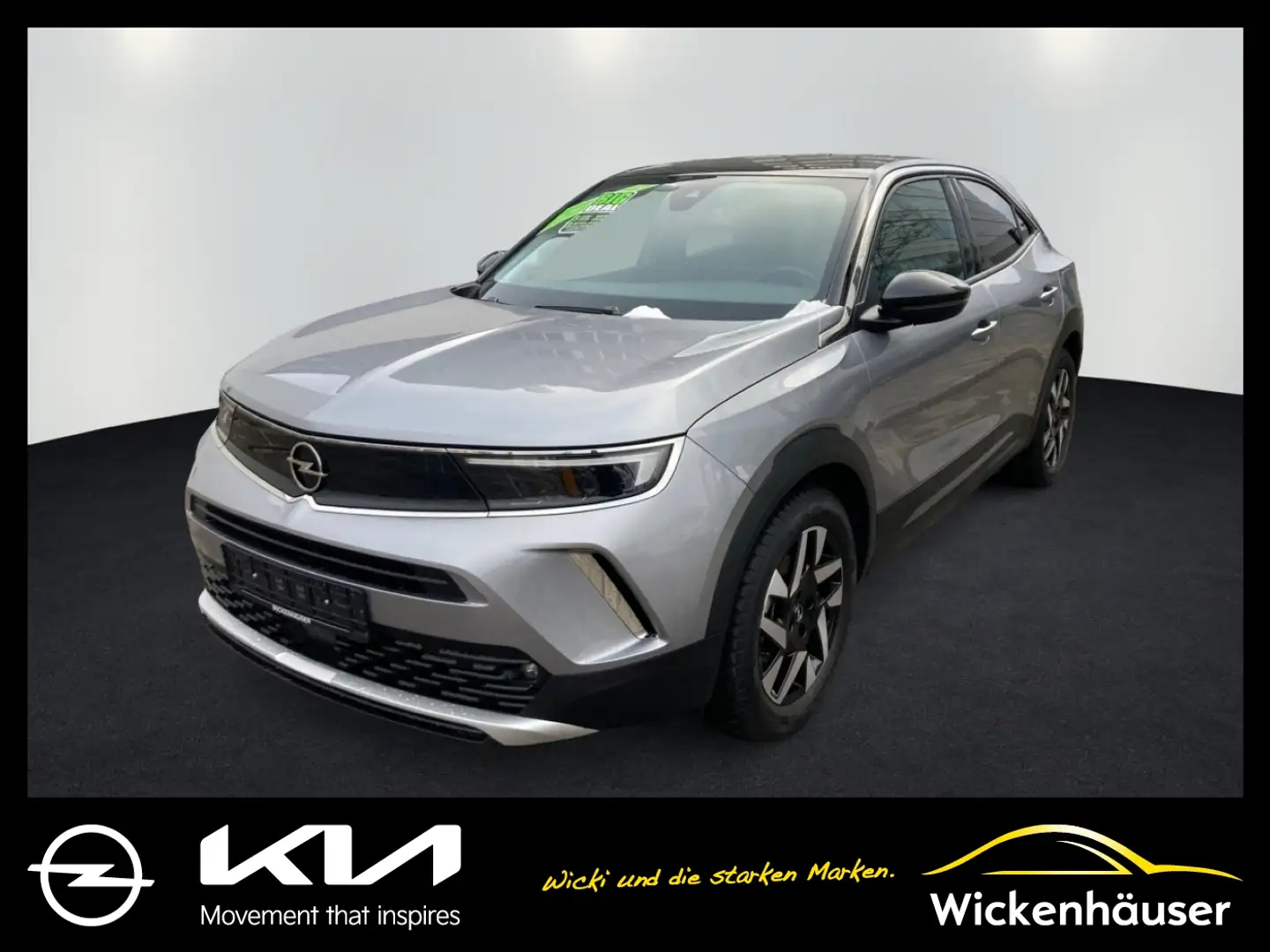 Opel Mokka-E Mokka e Elegance FLA SpurH LM KAM LED KlimaA Silber - 1