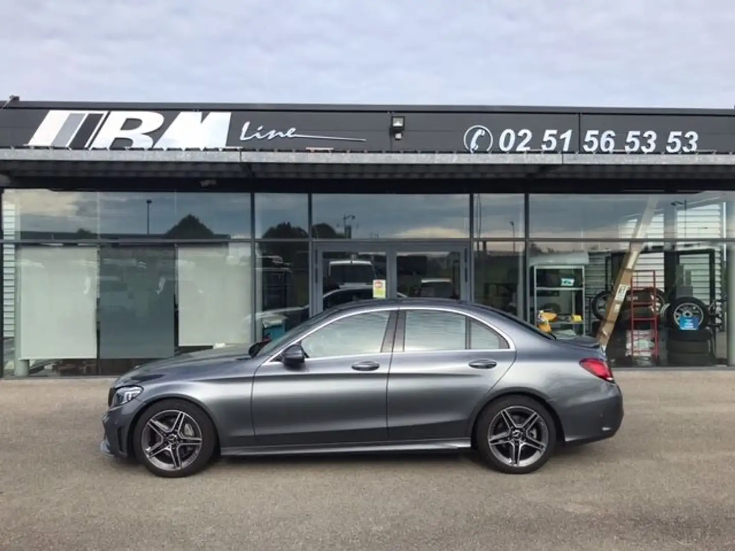 Mercedes-Benz C 220 220 D 194CH AMG LINE 9G-TRONIC Gris - 2
