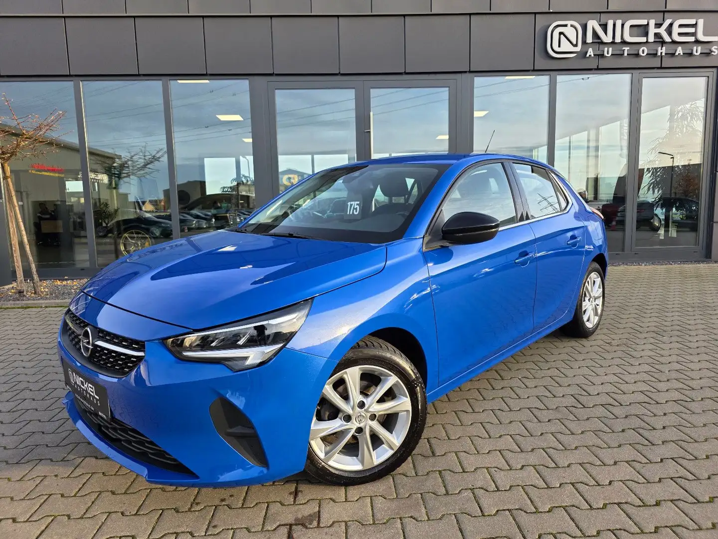 Opel Corsa F Elegance*Led*Spurh*Leder*Shz*TOP* Blau - 1