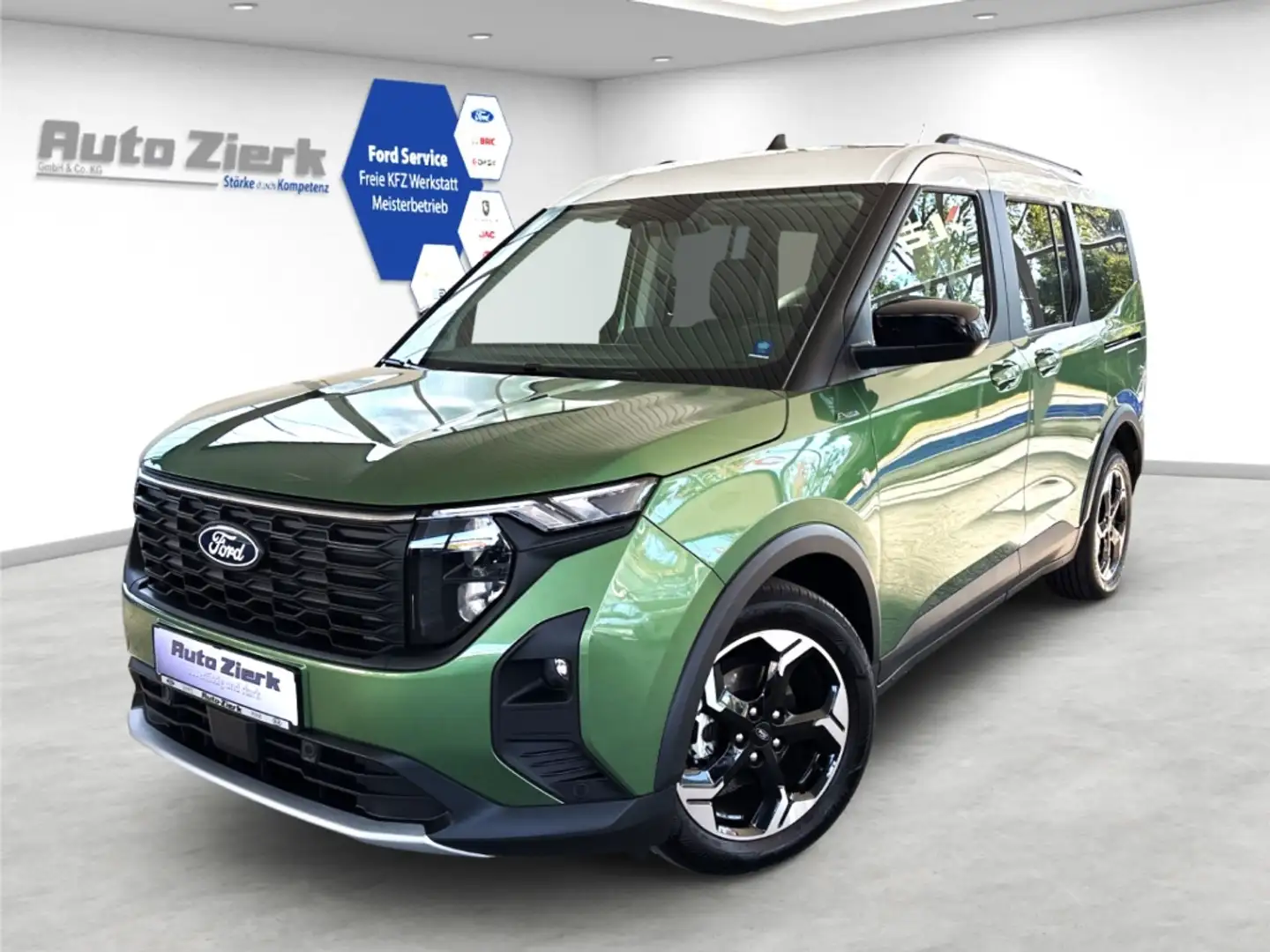 Ford Tourneo Courier Active 1.0 EcoBoost Aut. NAVI ACC RFK Grün - 1