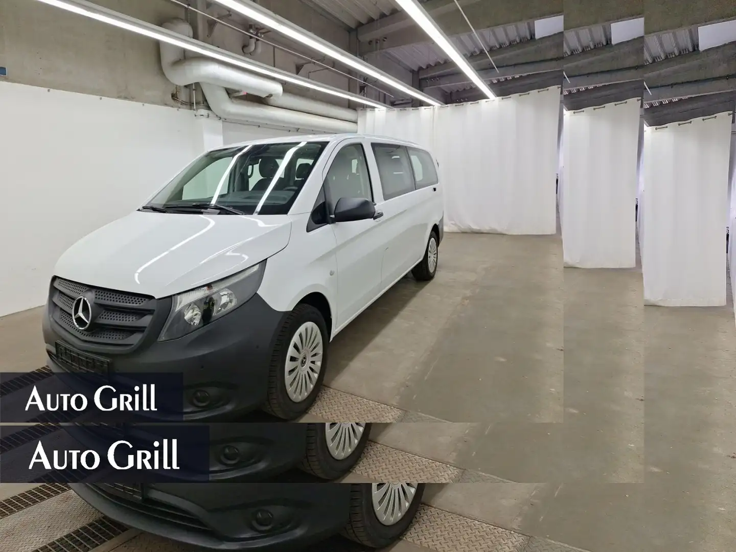 Mercedes-Benz Vito extralang +Cam.+Navi+AHKVorb+Totw+AUT+PTS+ Weiß - 1
