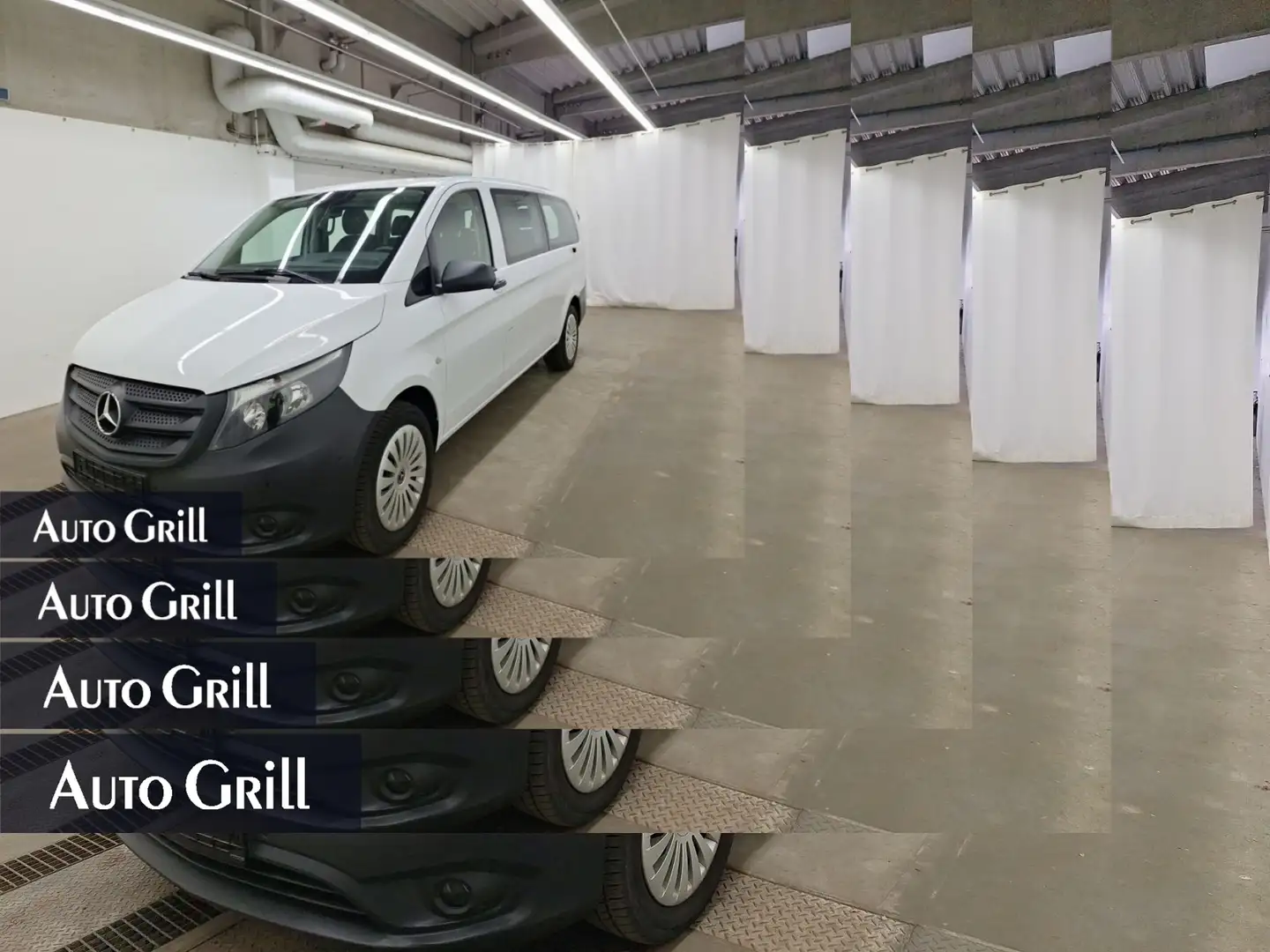 Mercedes-Benz Vito extralang +Cam.+Navi+AHKVorb+Totw+AUT+PTS+ Weiß - 1