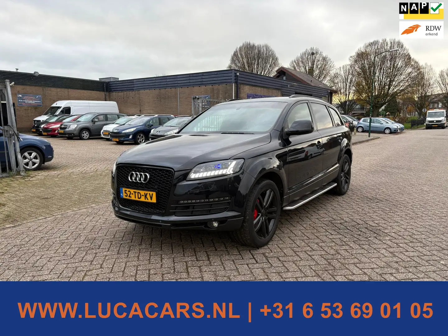 Audi Q7 4.2 FSI quattro Pro Line+ G3 Zwart - 1