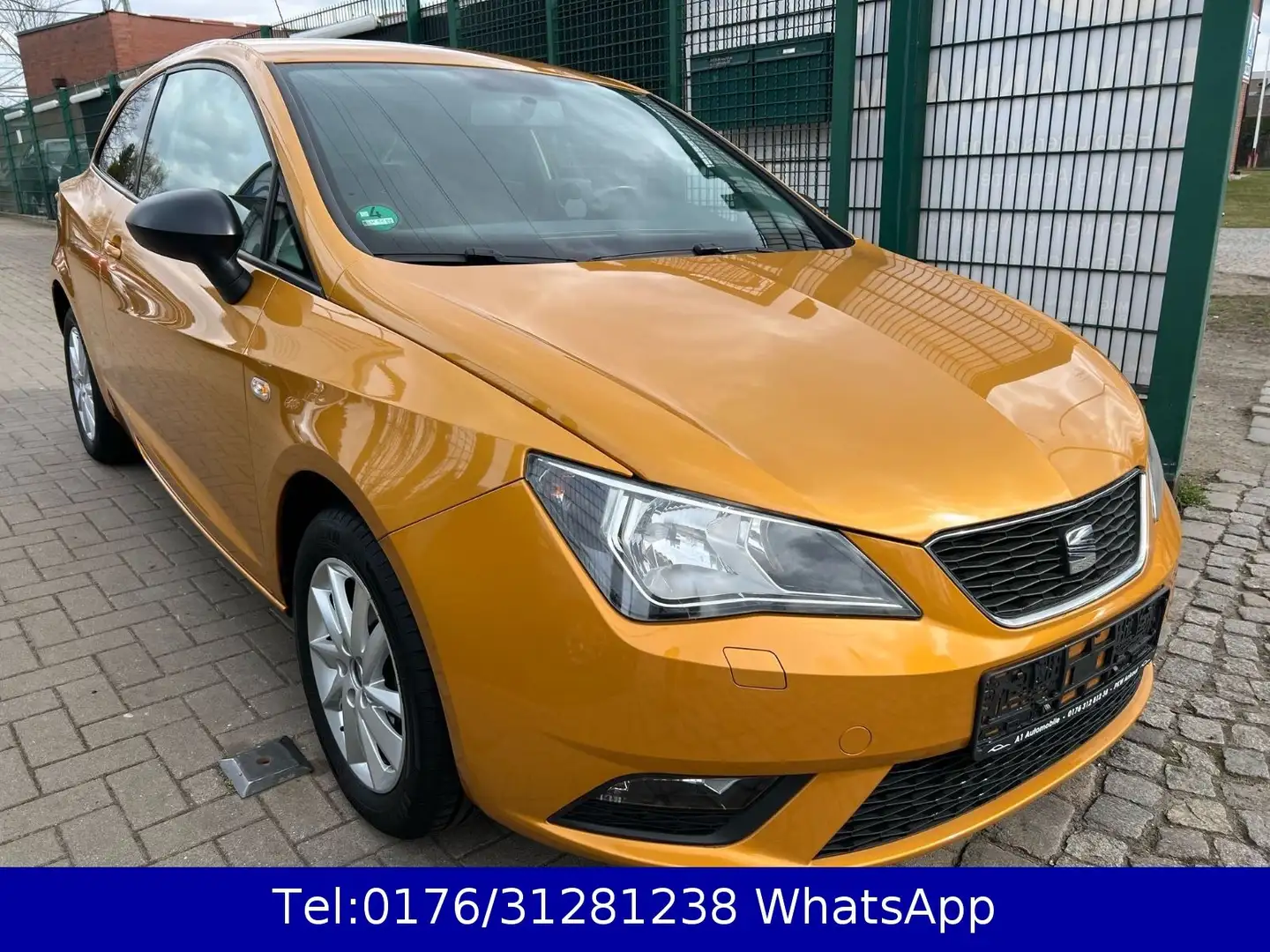 SEAT Ibiza SC Style Viva 86TKM !! Klima !! EURO5 !! Amarillo - 1