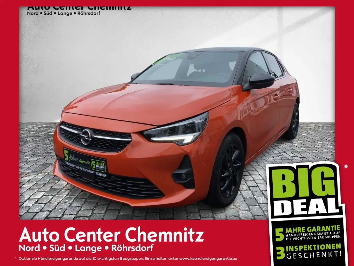 Opel Corsa F AT8 Ultimate Matrix/Alcantara/Navi/SHZ/LM Orange - 1