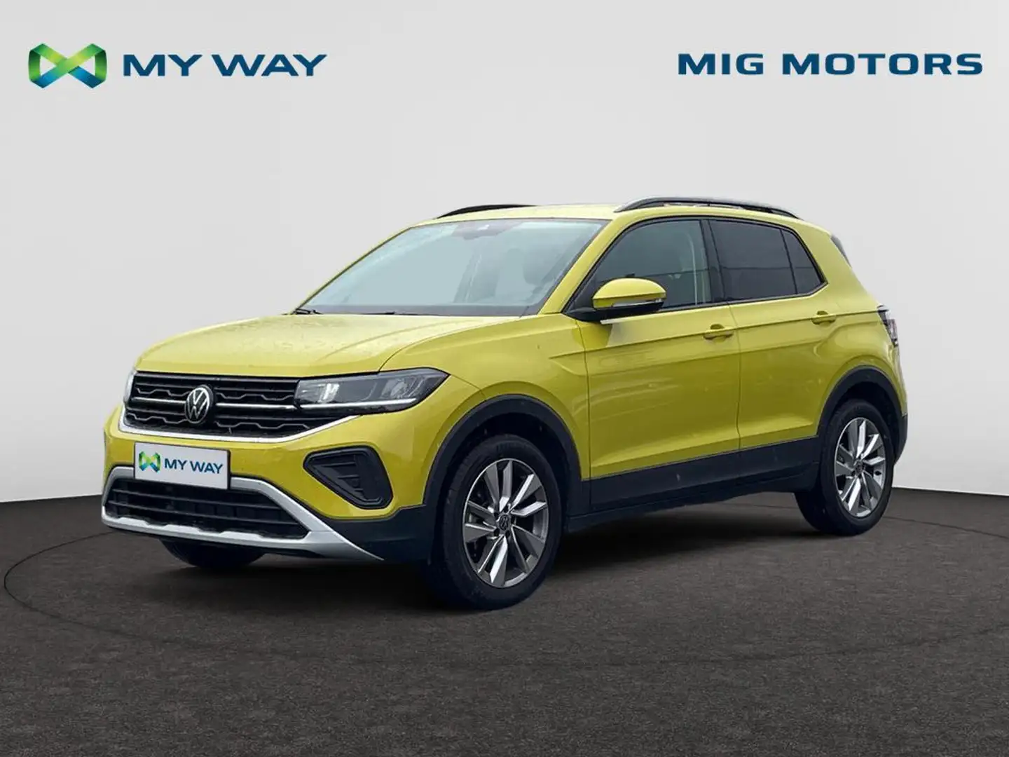 Volkswagen T-Cross United 1.0 TSI (115 pk) /// Automaat /// Achteruit Geel - 1