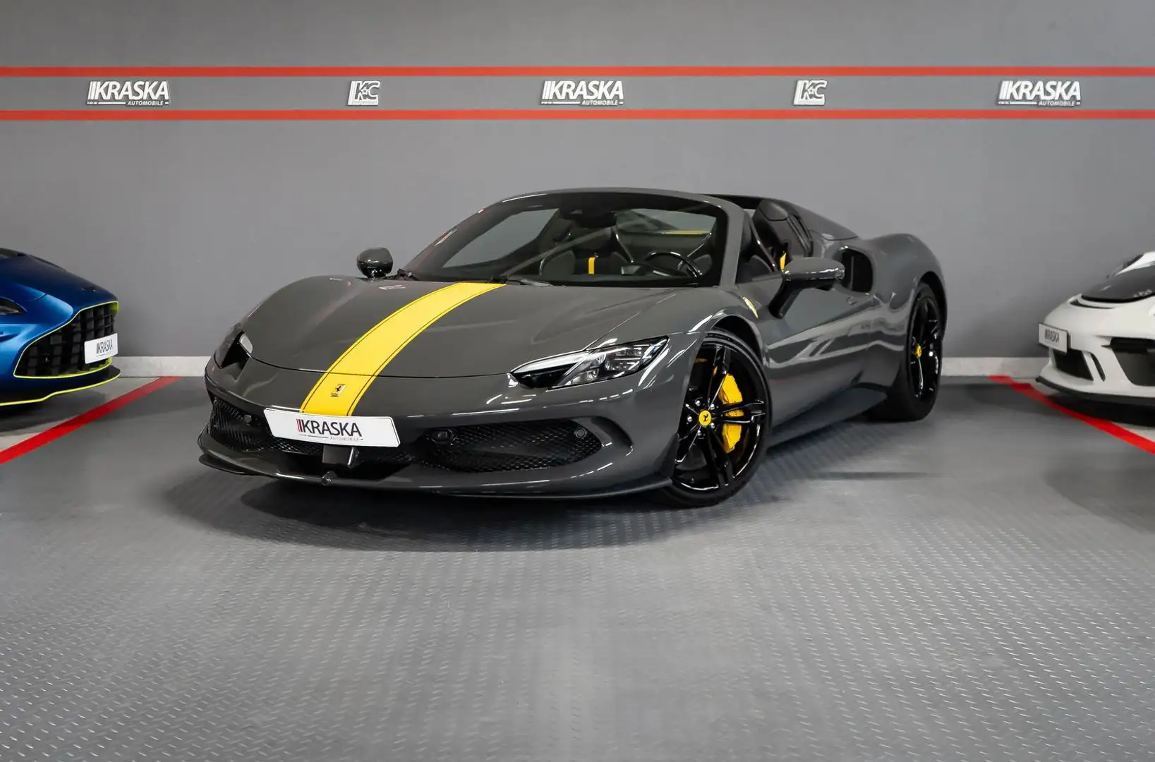 Ferrari 296 Grigio Scuro AFS JBL 360° LIFT CARBON Gri - 1