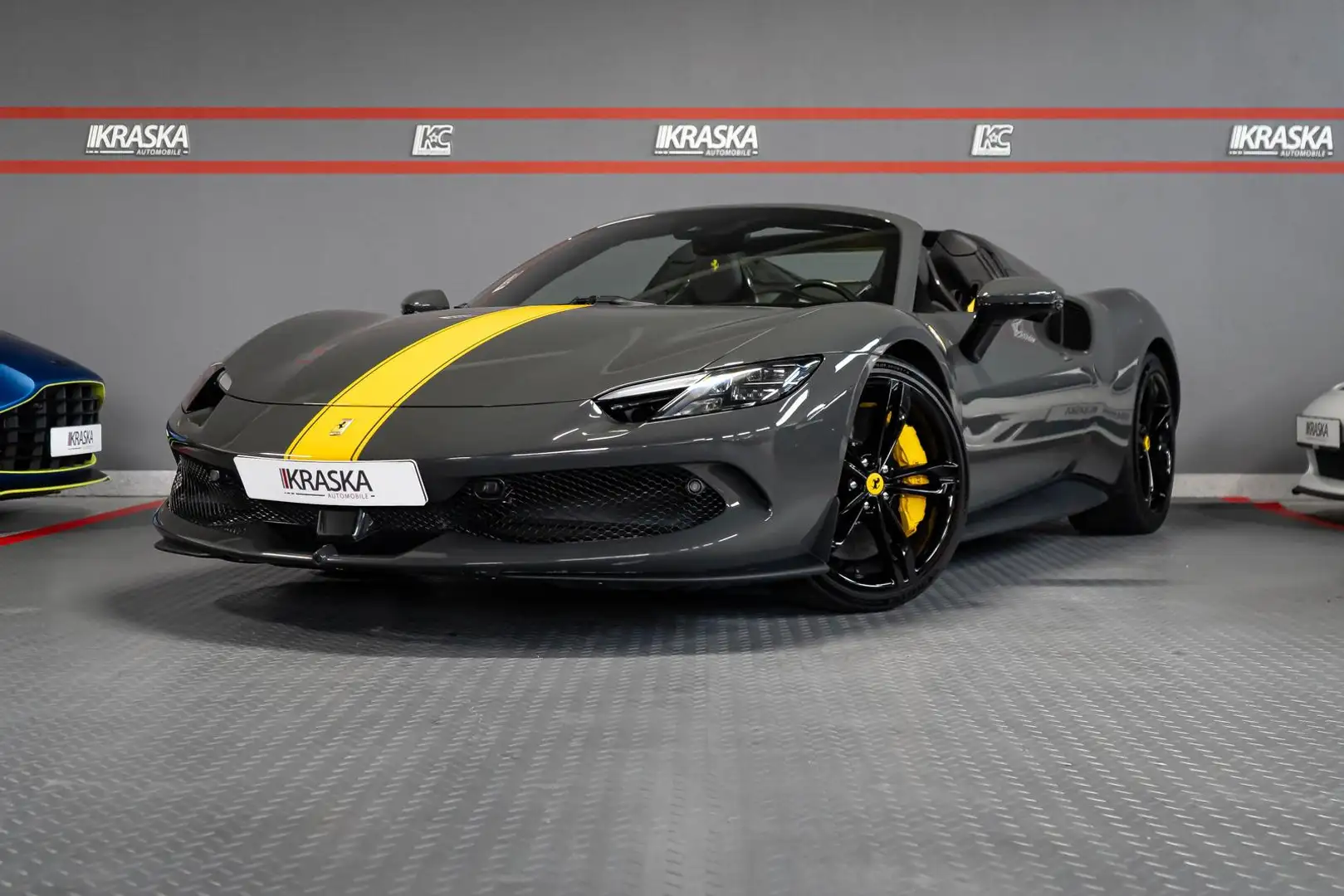 Ferrari 296 Grigio Scuro AFS JBL 360° LIFT CARBON Gri - 2