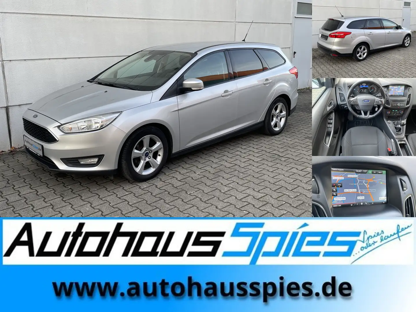 Ford Focus Turnier 1.5 TDCi  Business AHK Nav Tmat Silber - 1