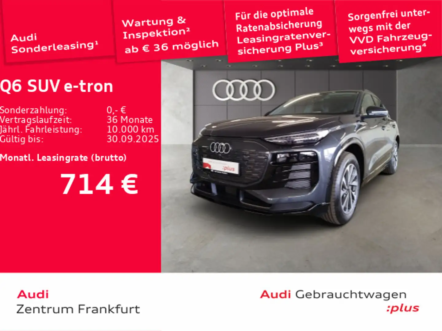 Audi Q6 Q6 e-tron 55 quattro LED VC 360° DAB Grau - 1