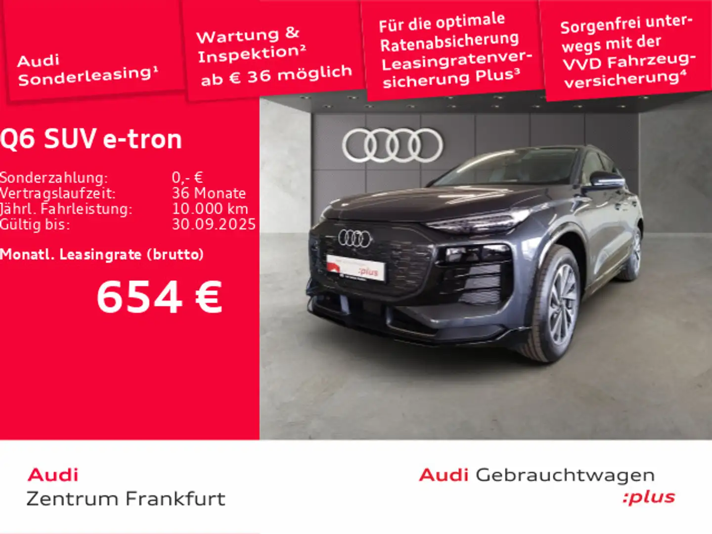 Audi Q6 Q6 e-tron 55 quattro LED VC 360° DAB Gris - 1