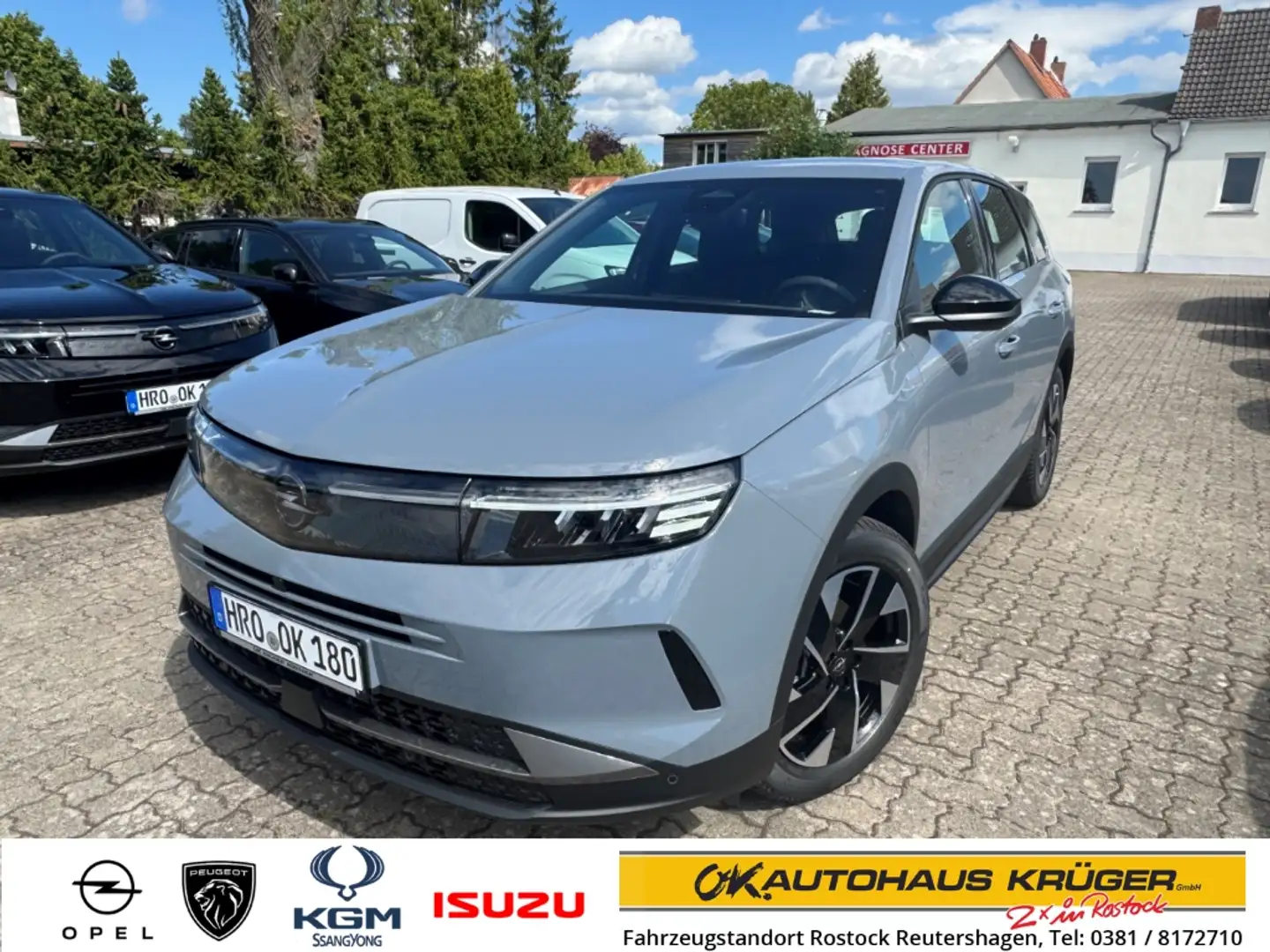 Opel Grandland 1.2 Mild- Hybrid Edition inkl. Allwetter Grau - 1