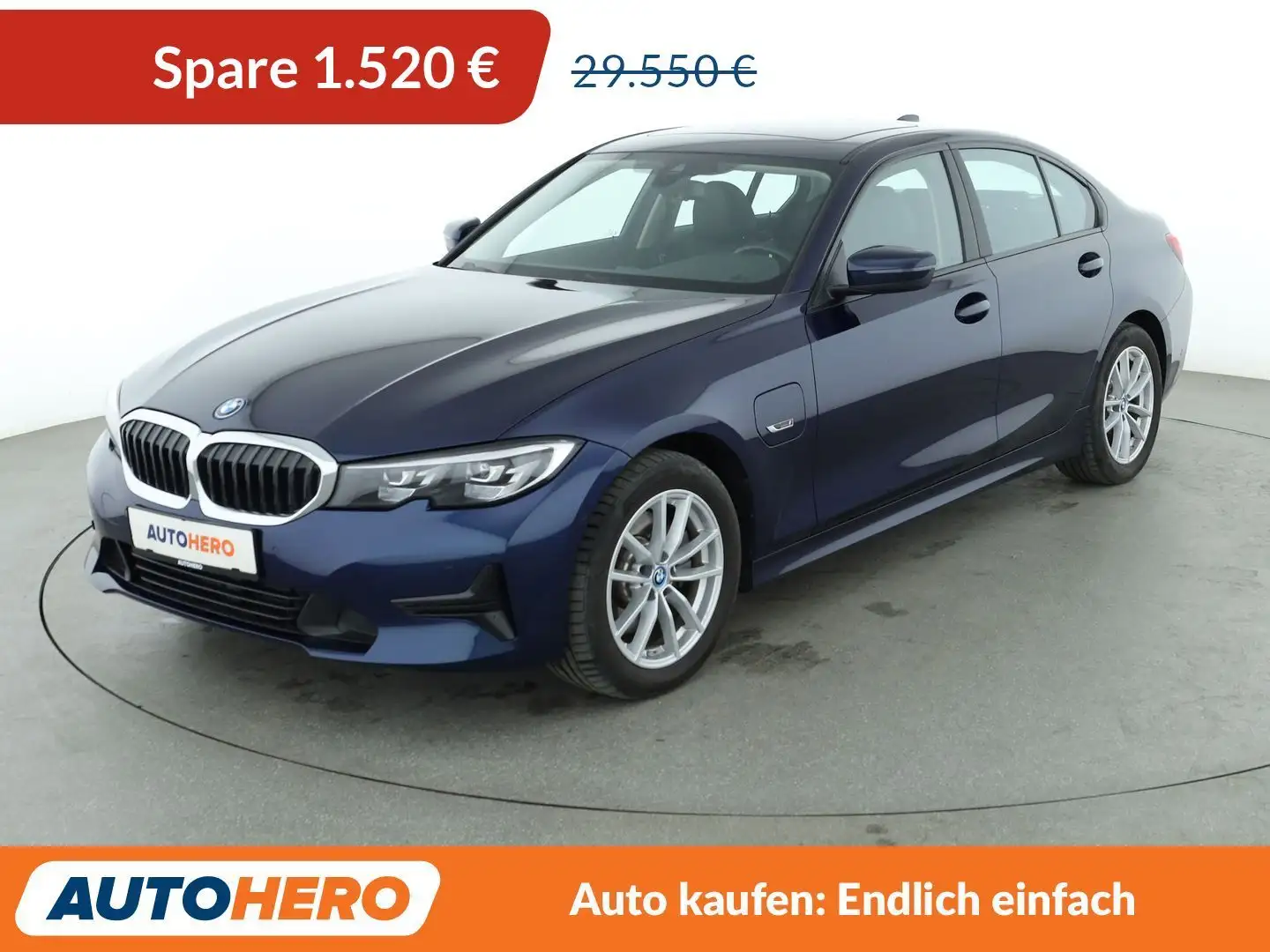 BMW 320 320e Advantage Aut.*NAVI*CAM*LED*TEMPO*SHZ* Blau - 1