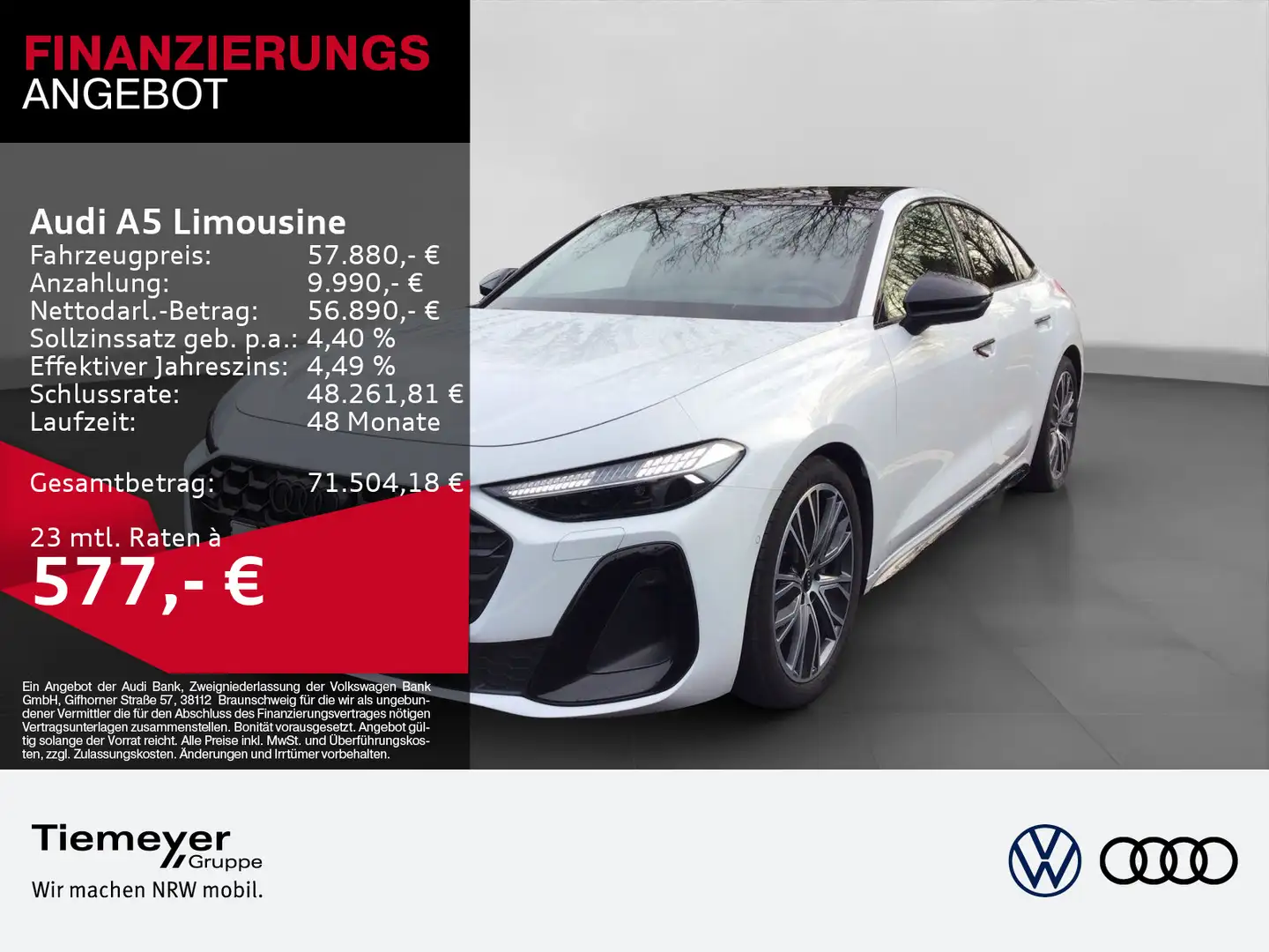 Audi A5 A5 Limo TDI Q S LINE UPE87 LM19 LED Weiß - 1