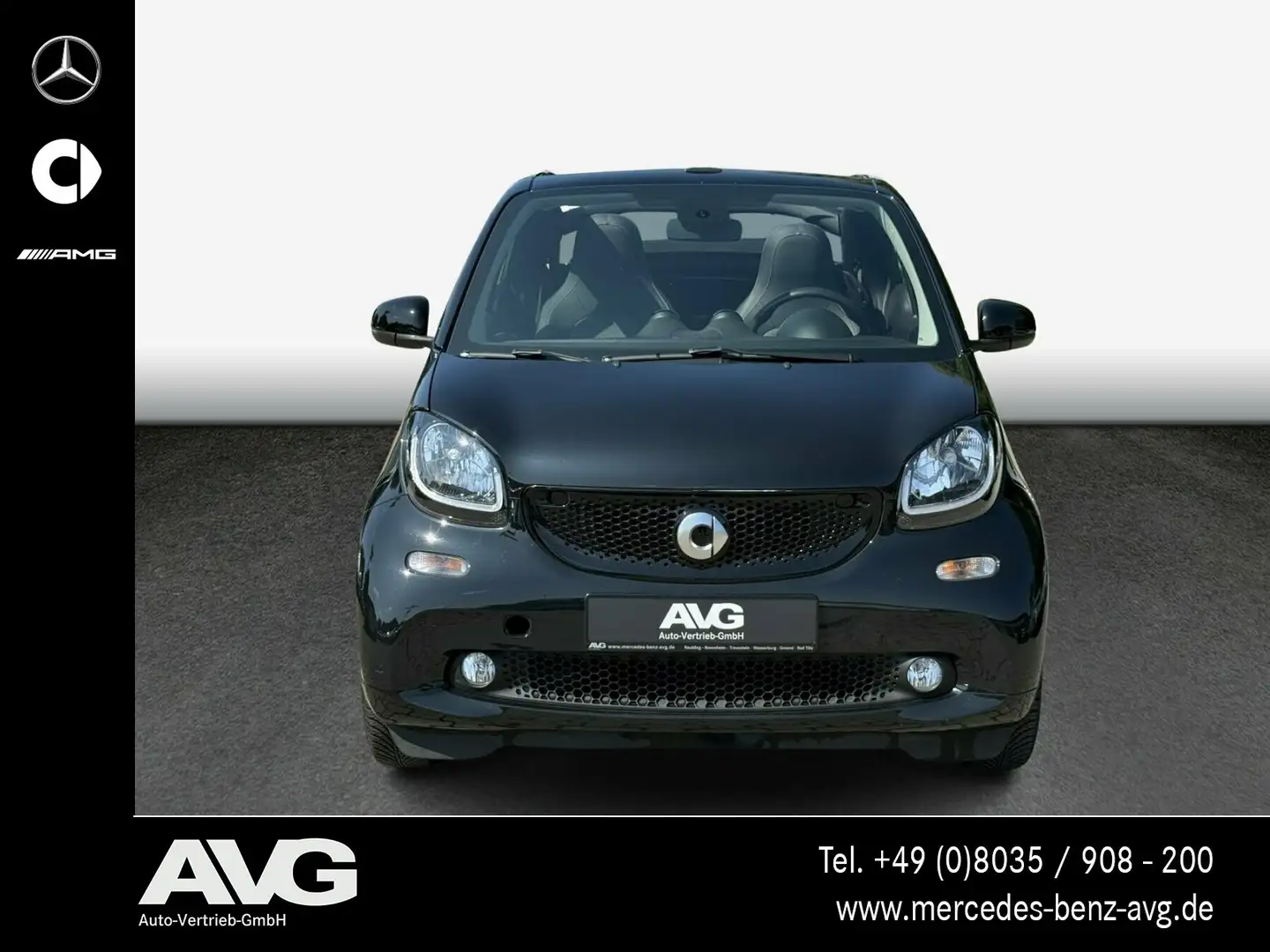 smart forTwo smart fortwo cabrio 66 kW turbo Prime Navi Noir - 2